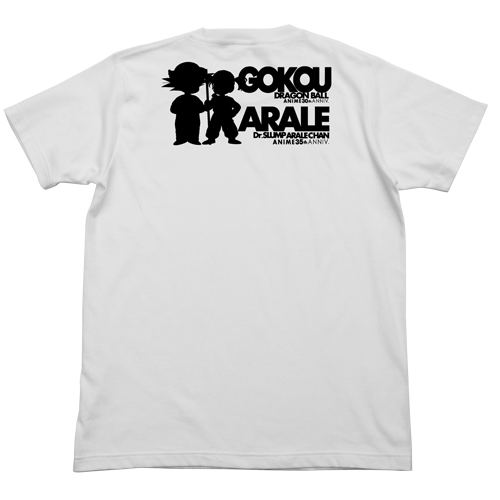 Dr. Slump Arale Chan x Dragon Ball Arale T-shirt White (L Size) image 2