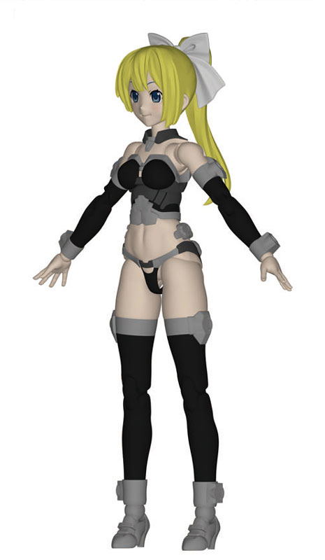 CF Limited Genei Full Action Plastic Model: Mary Black Ver. image 2