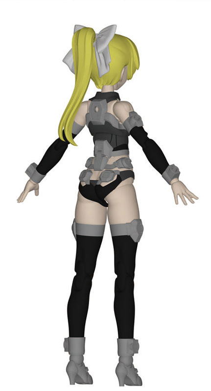CF Limited Genei Full Action Plastic Model: Mary Black Ver. image 3