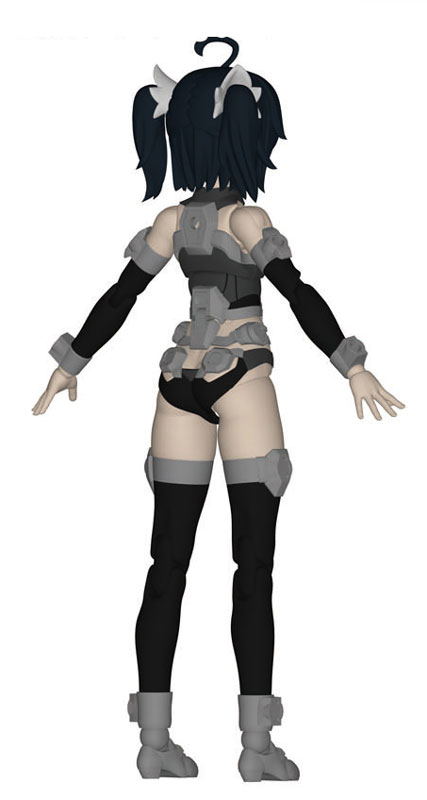 CF Limited Genei Full Action Plastic Model: Phina Black Ver. image 3
