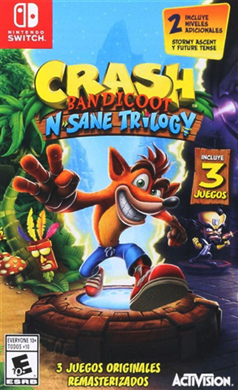 Crash Bandicoot N. Sane Trilogy (Latam Cover) for Nintendo Switch