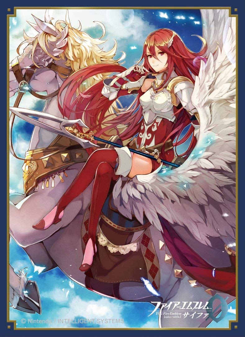 fire emblem cipher card sleeves movic 0 (Cipher) Byleth Female No.FE91 Edelgard Sleeve for my Red/White