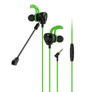 Gaming Earphone with Microphone for PS4 / PS VR / Smartphone (Green)