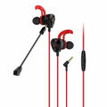 Gaming Earphone with Microphone for PS4 / PS VR / Smartphone (Red) thumbnail 2