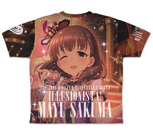 The Idolm@ster Cinderella Girls - Illusionista! Mayu Sakuma Double-sided Full Graphic T-shirt (L Size)
