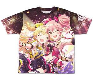 The Idolm@ster Cinderella Girls - Twinkle Tail Rika & Mika Double-sided Full Graphic T-shirt (L Size)_