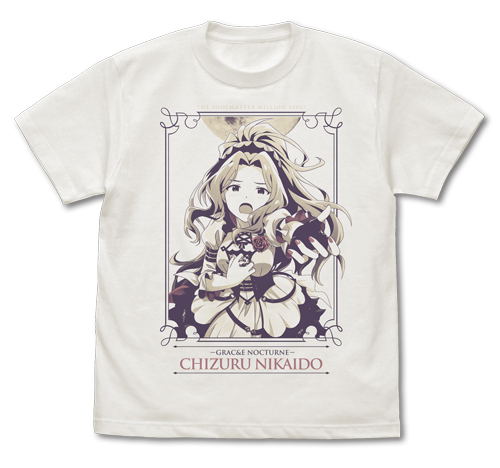 The Idolm@ster Million Live! - Chizuru Nikaido T-shirt Vanilla White (XL Size) image 1