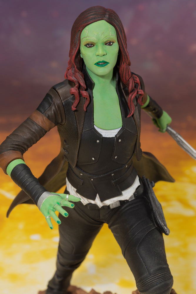 ARTFX+ Avengers Infinity War 1/10 Scale Pre-Painted Figure: Gamora -Infinity War- image 9