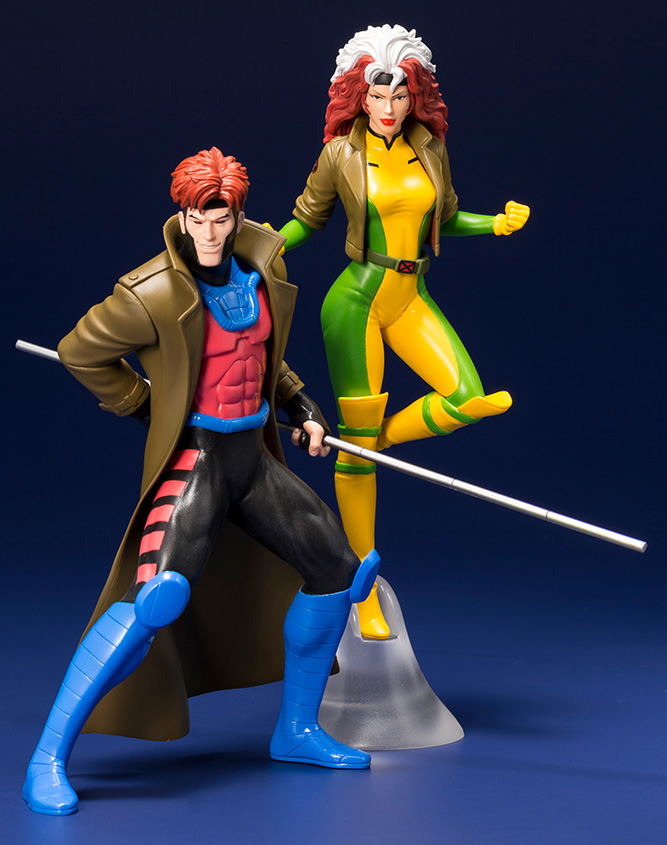 ARTFX+ X-Men - The Animated Series 1/10 Scale Pre-Painted Figure: Gambit & Rogue 2 Pack image 1