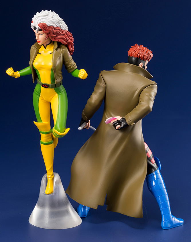 ARTFX+ X-Men - The Animated Series 1/10 Scale Pre-Painted Figure: Gambit & Rogue 2 Pack image 2