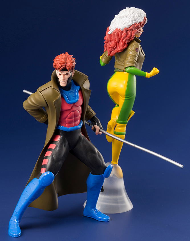ARTFX+ X-Men - The Animated Series 1/10 Scale Pre-Painted Figure: Gambit & Rogue 2 Pack image 3