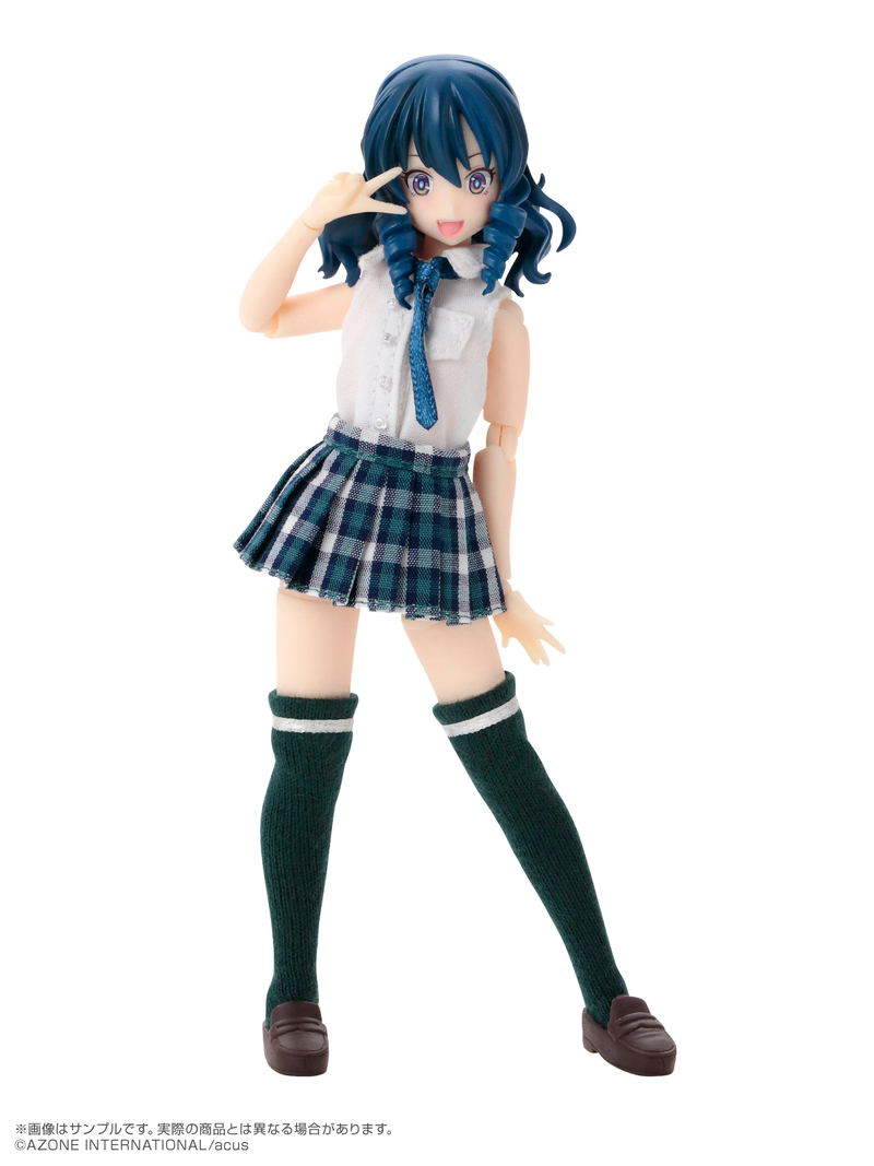 Assault Lily Series 042 Assault Lily 1/12 Scale Fashion Doll: Custom Lily Type-H Dark Color Ver. Blue image 1