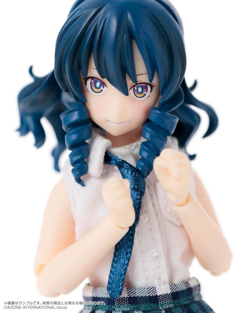 Assault Lily Series 042 Assault Lily 1/12 Scale Fashion Doll: Custom Lily Type-H Dark Color Ver. Blue image 6