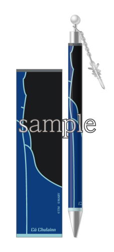 Fate/Extella Link Ballpoint Pen With Charm B. Cu Chulainn image 1