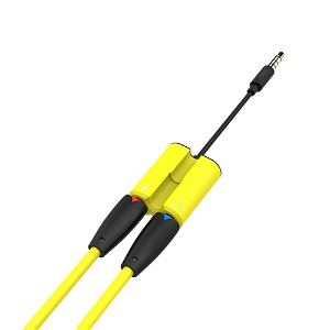 Headset Conversion Adapter for PS4 Controller & PS Vita (Yellow)