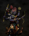 KT Project KT-023 Takeya Style Jizai Okimono Vajrayaksa Coloring thumbnail 7