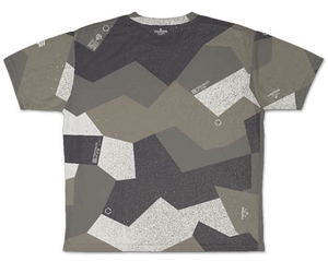 Mobile Suit Gundam - Zeon Sprinter Camouflage Double-sided Full Graphic T-shirt (S Size)_