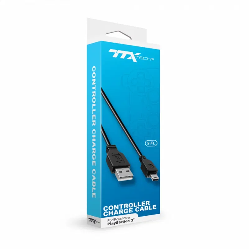 TTX Tech Controller Charge Cable for PlayStation 3 (9-foot) image 1
