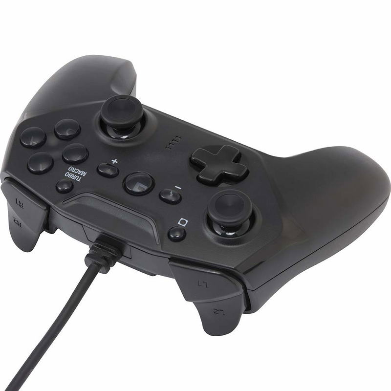 Cyber Gadget Gyro Wired Controller for Nintendo Switch (Black) image 2