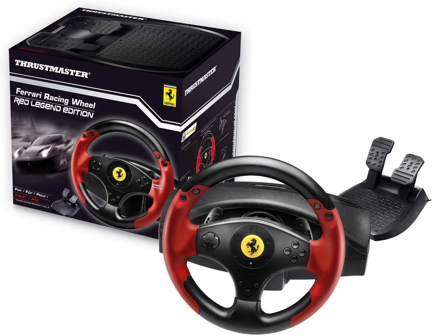 Ferrari Racing Wheel Red Legend Edition for Windows, PlayStation 3