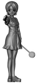 Girls und Panzer das Finale 1/35 Scale Unpainted Model Kit: Referee Figure Set thumbnail 2