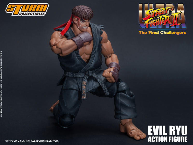 Ultra Street Fighter II The Final Challengers Pre-Painted Action Figure: Evil Ryu image 14