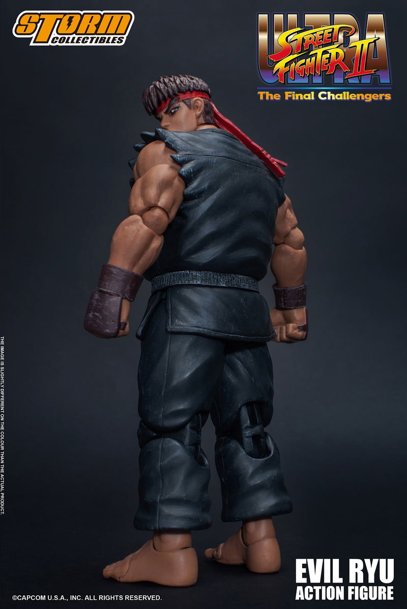 Ultra Street Fighter II The Final Challengers Pre-Painted Action Figure: Evil Ryu image 2