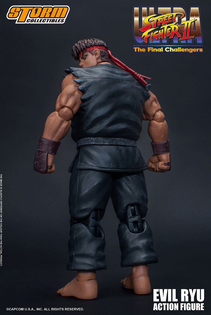 Ultra Street Fighter II The Final Challengers Pre-Painted Action Figure: Evil Ryu image 3