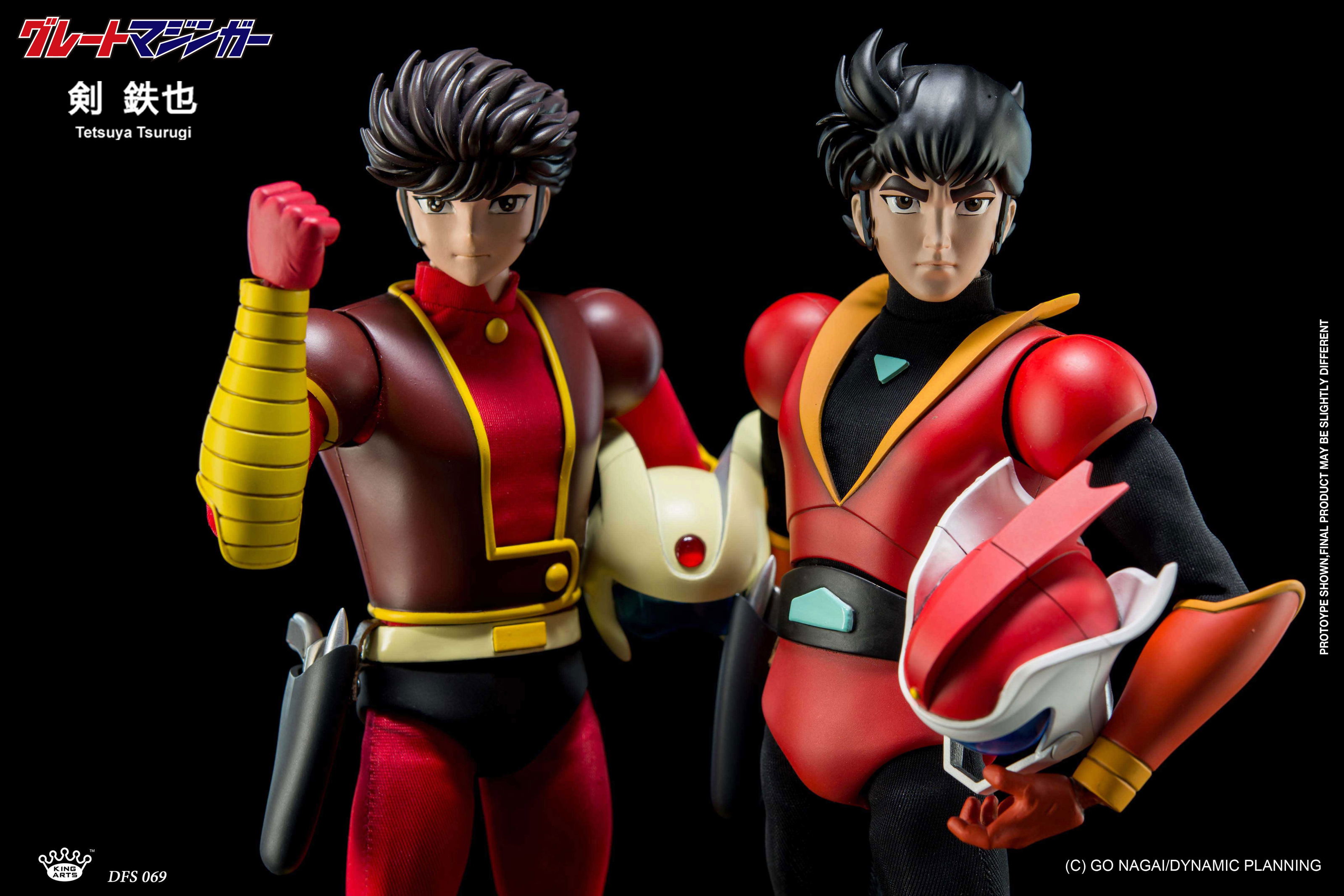 King Arts Mazinger Z 1/9 Scale Diecast Action Figure: Tetsuya Tsurugi