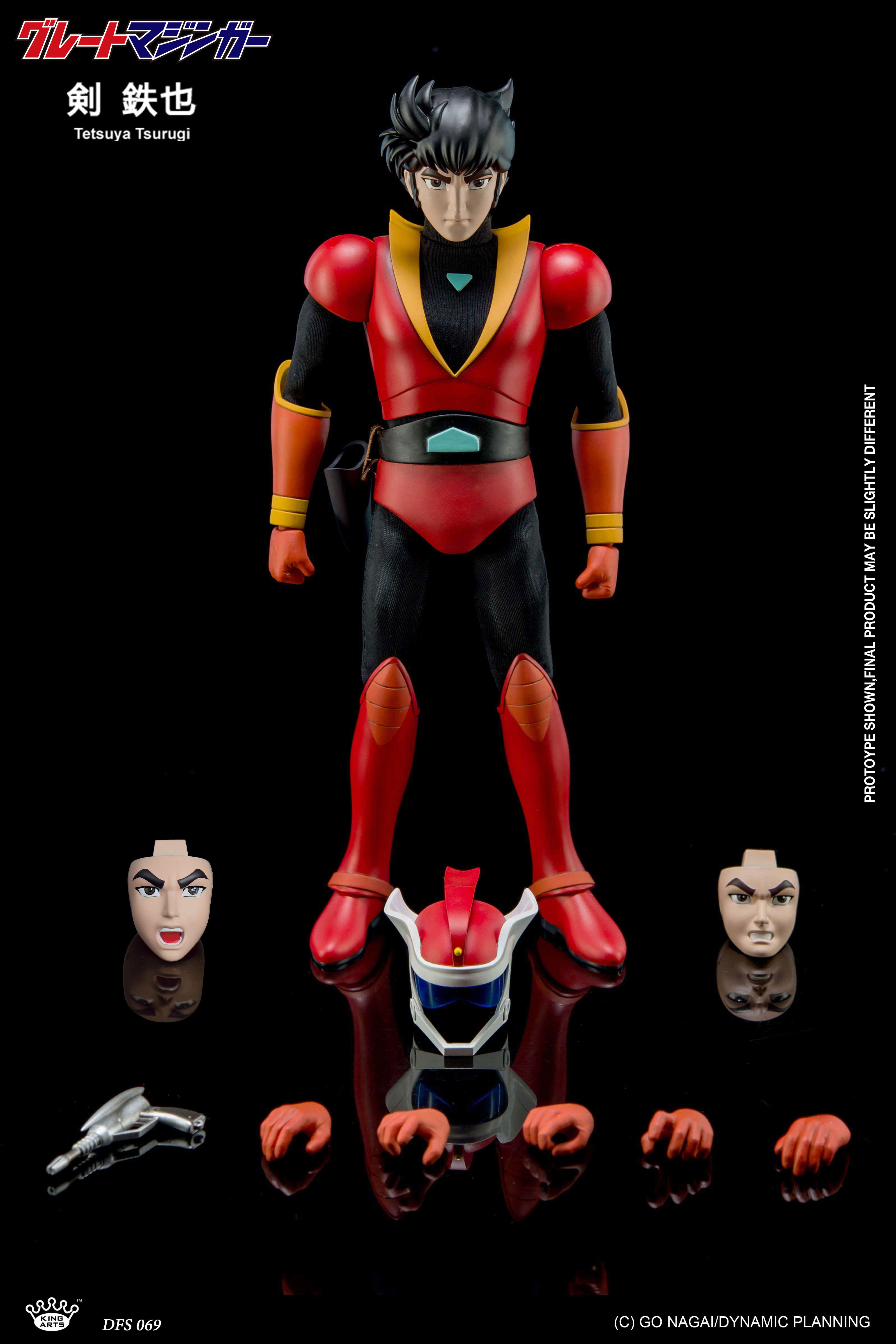 King Arts Mazinger Z 1/9 Scale Diecast Action Figure: Tetsuya Tsurugi