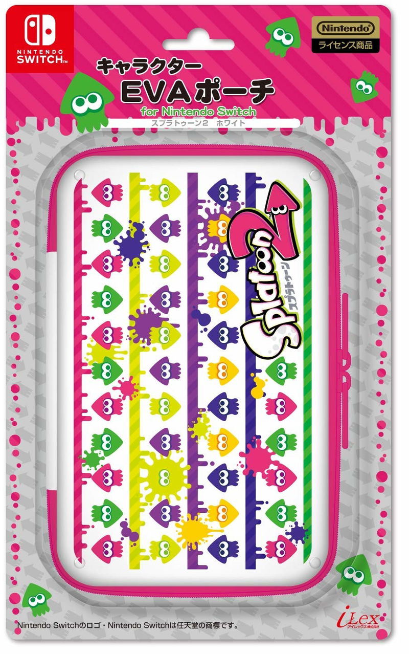 Splatoon 2 EVA Pouch for Nintendo Switch (White) image 1