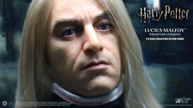 Star Ace Toys My Favorite Movie Series  Harry Potter and the Order of the Phoenix 1/6 Collectible Action Figure: Lucius Malfoy Prisoner Costume Ver. image 5