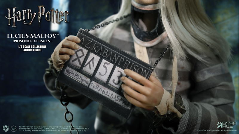 Star Ace Toys My Favorite Movie Series  Harry Potter and the Order of the Phoenix 1/6 Collectible Action Figure: Lucius Malfoy Prisoner Costume Ver. image 6