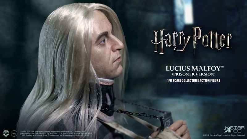Star Ace Toys My Favorite Movie Series  Harry Potter and the Order of the Phoenix 1/6 Collectible Action Figure: Lucius Malfoy Prisoner Costume Ver. image 7