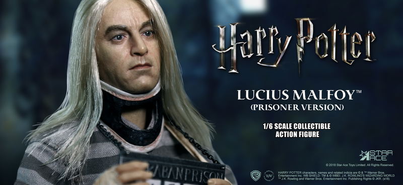 Star Ace Toys My Favorite Movie Series  Harry Potter and the Order of the Phoenix 1/6 Collectible Action Figure: Lucius Malfoy Prisoner Costume Ver. image 8