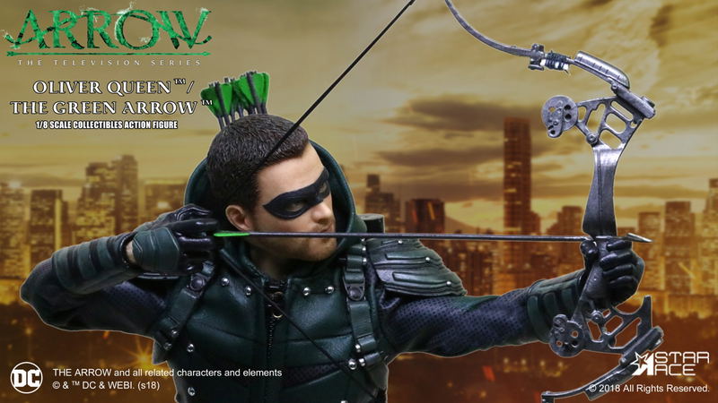 Star Ace Toys Real Master Series Green Arrow 1/8 Collectable Action Figure: Arrow image 8