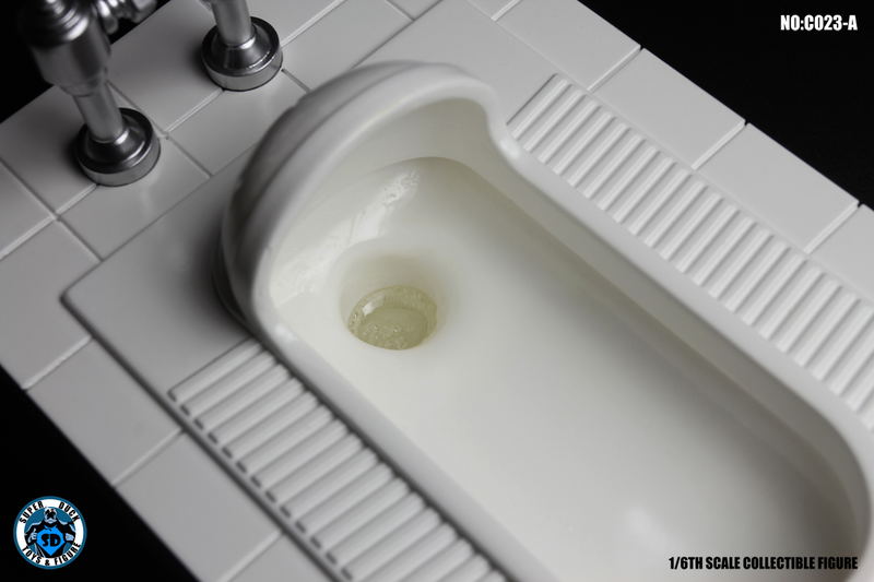 Super Duck 1/6 Scale Figure: Squat Toilet (Clean) image 3