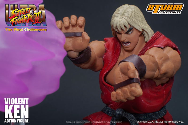 Ultra Street Fighter II The Final Challengers Pre-Painted Action Figure: Violent Ken image 10