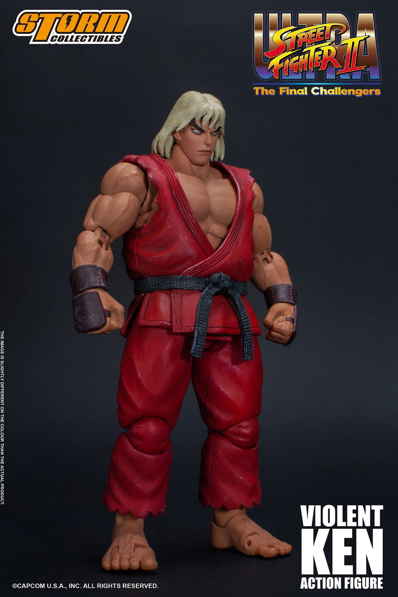 Ultra Street Fighter II The Final Challengers Pre-Painted Action Figure: Violent Ken image 5