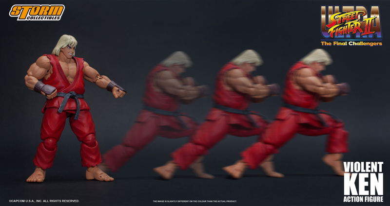 Ultra Street Fighter II The Final Challengers Pre-Painted Action Figure: Violent Ken image 7
