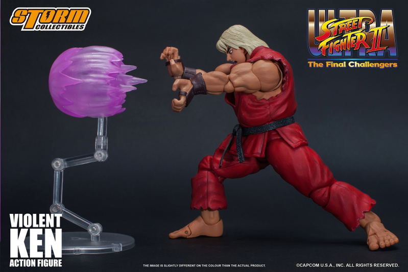 Ultra Street Fighter II The Final Challengers Pre-Painted Action Figure: Violent Ken image 9