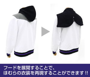 Puella Magi Madoka Magica Part 3 - Rebellion Akemi Homura Design Hoodie (S Size)_