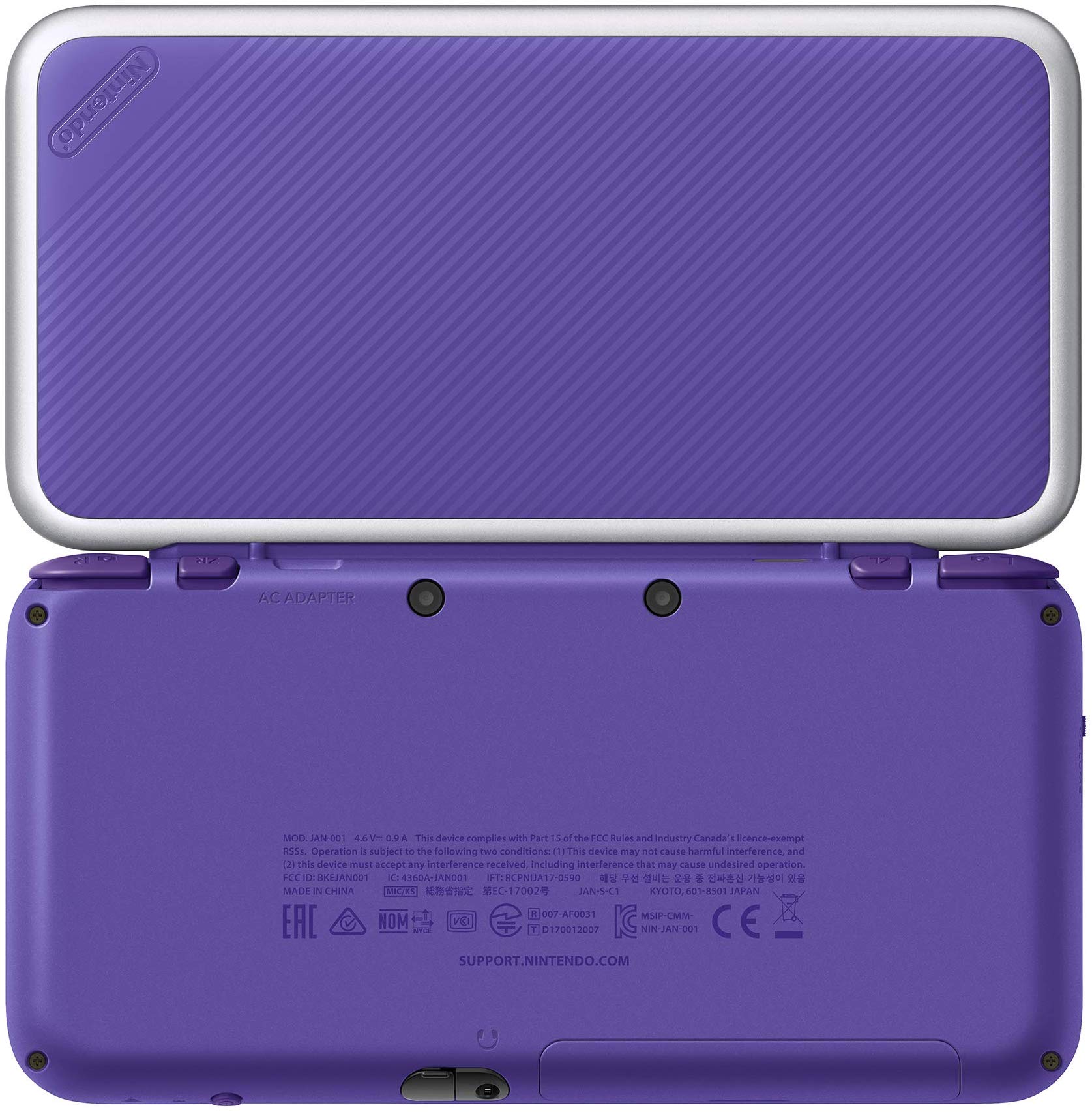 New Nintendo 2DS XL Mario Kart 7 Bundle (Purple x Silver)