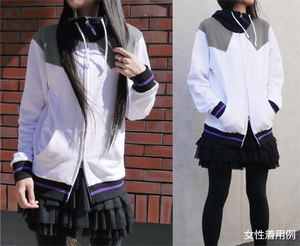 Puella Magi Madoka Magica Part 3 - Rebellion Akemi Homura Design Hoodie (S Size)_