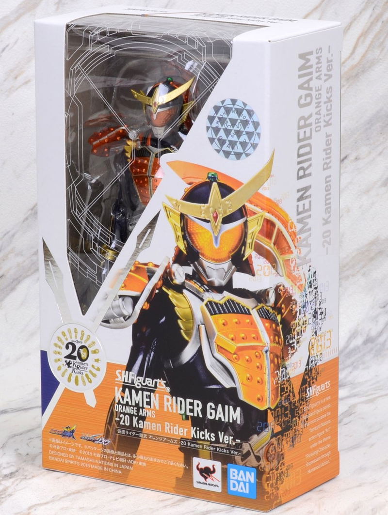 S.H.Figuarts Kamen Rider Gaim: Kamen Rider Gaim Orange Arms 20 Kamen Rider Kicks Ver. image 4