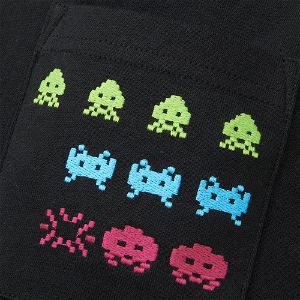 UT Taito Museum - Space Invaders Pocket Men's T-shirt Black (S Size)