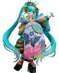 Character Vocal Series 01 Hatsune Miku 1/7 Scale Pre-Painted Figure: Hatsune Miku Chokabuki Kuruwa Kotoba Awase Kagami Ver. thumbnail 1