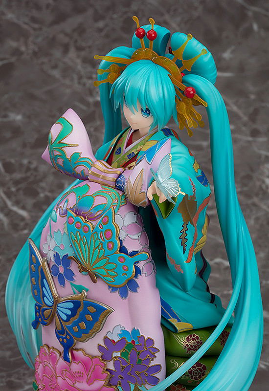 Character Vocal Series 01 Hatsune Miku 1/7 Scale Pre-Painted Figure: Hatsune Miku Chokabuki Kuruwa Kotoba Awase Kagami Ver. image 7