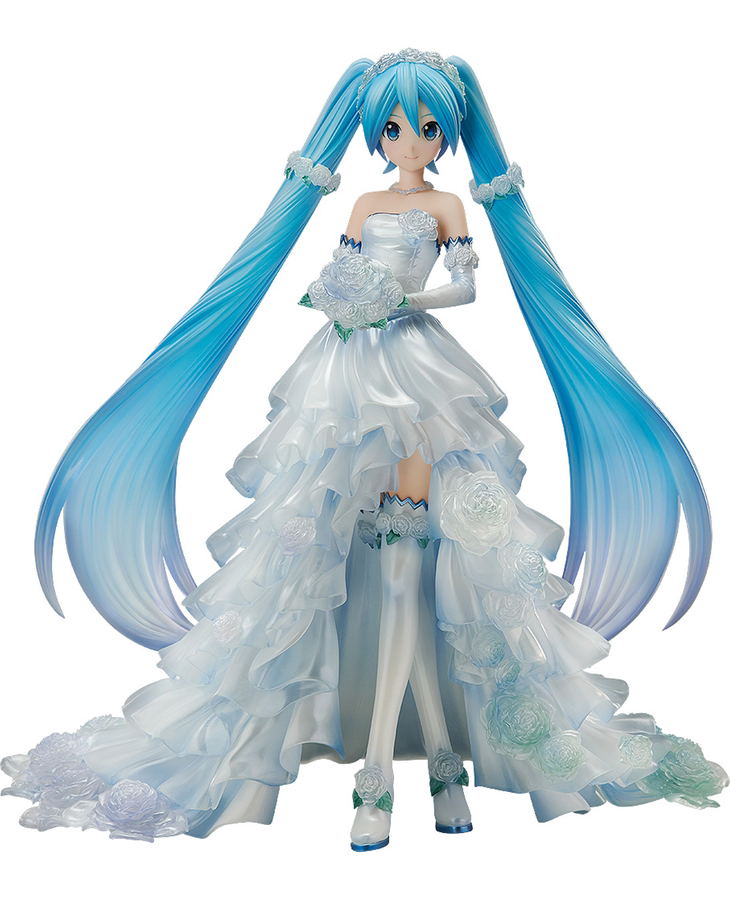 Character Vocal Series 01 Hatsune Miku 1/7 Scale Pre-Painted Figure: Hatsune Miku Wedding Dress Ver. image 1