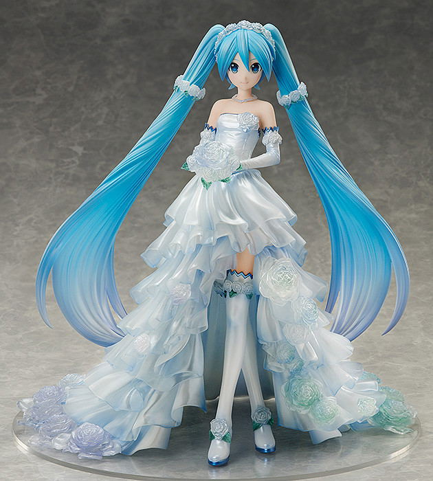 Character Vocal Series 01 Hatsune Miku 1/7 Scale Pre-Painted Figure: Hatsune Miku Wedding Dress Ver. image 10